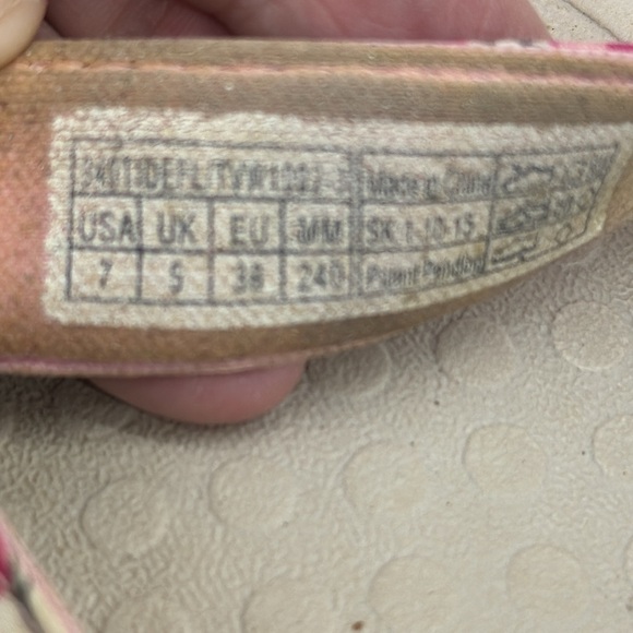 Vionic Tide Pink Floral Flip Flop orthotic sandal Size 7 VIO5074 - Picture 5 of 5